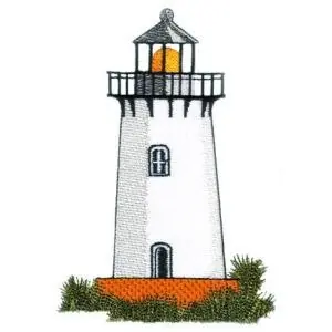 Buy Online White Lightstation Embroidery Design