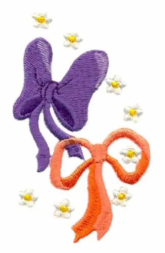 Final Sale Bows and Flowers Embroidery Design