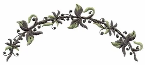 Vines Arch Embroidery Design Exclusive