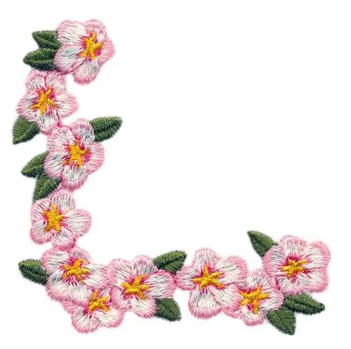 Blossom Corner Embroidery Design Today Only