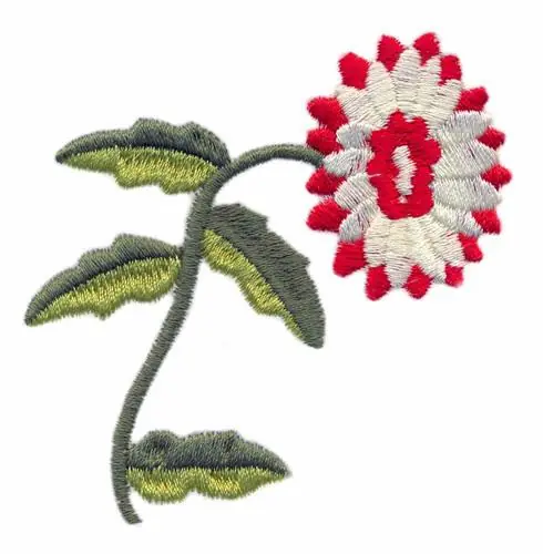 Genuine Dahlia Embroidery Design