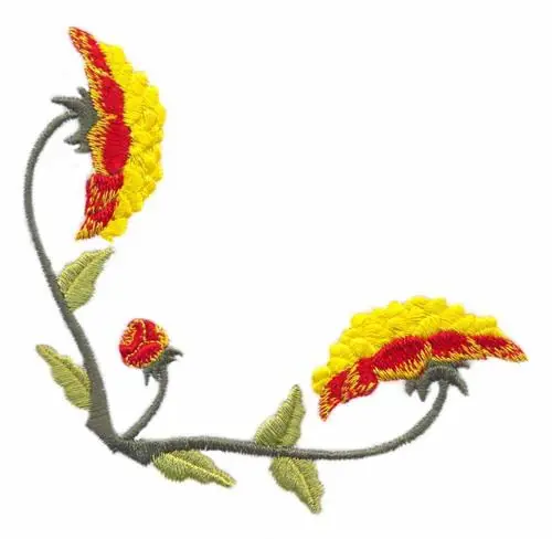 Dahlia Corner Embroidery Design Today Only