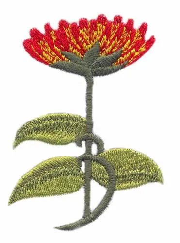 Dahlia Embroidery Design In Demand