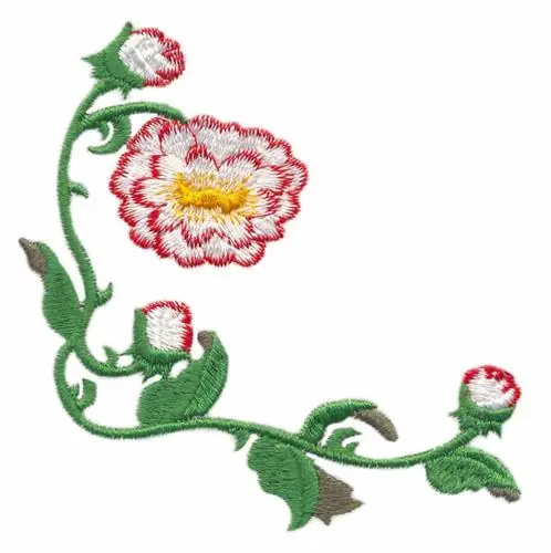 Shop Now Dahlia Corner Embroidery Design