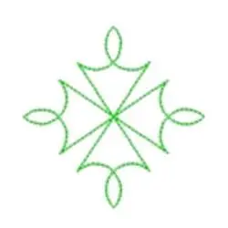 Quilting Loops Embroidery Design Premium