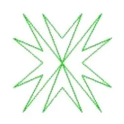 Luxury Quilting Star Embroidery Design