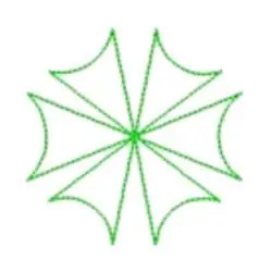 Quilting Triangles Embroidery Design Professional Grade