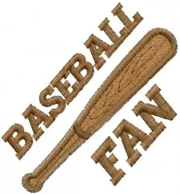 Shop Now Baseball Fan Embroidery Design