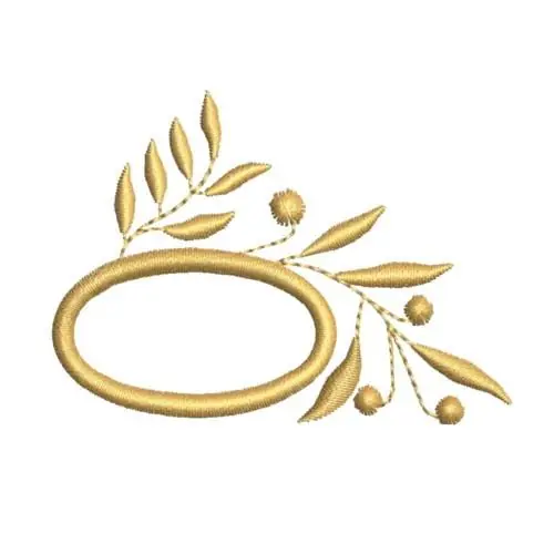 Place Order Heirloom Accented Oval Embroidery Design
