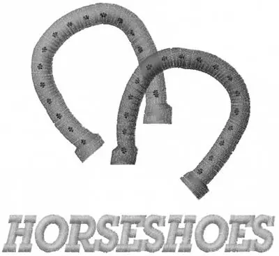 Budget Horseshoes Embroidery Design