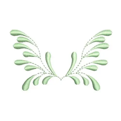 Feathery Heirloom Border Embroidery Design New Release