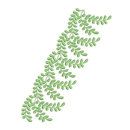 Direct From Factory Green Heirloom Border Embroidery Design