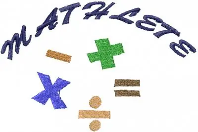 Order Now Mathlete Embroidery Design