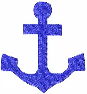 Price Drop Anchor Embroidery Design