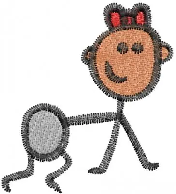 Don’t Miss Out Baby 2 Embroidery Design