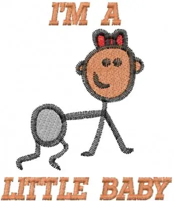 Baby 2 LITTLE BABY Embroidery Design Certified