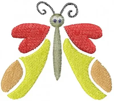 Don’t Miss Out Butterfly Embroidery Design