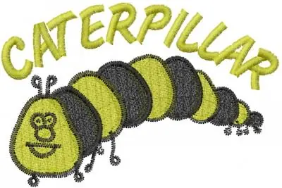 Special Discount Caterpillar TITLE Embroidery Design
