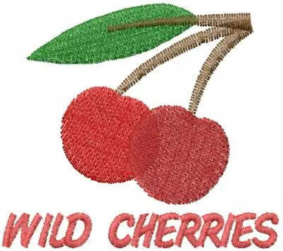 Viral Cherry WILD CHERRIES Embroidery Design