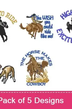 Live To Ride Embroidery design pack by MA Designs, Embroidery Packs on EmbroideryDesigns.com Direct From Manufacturer