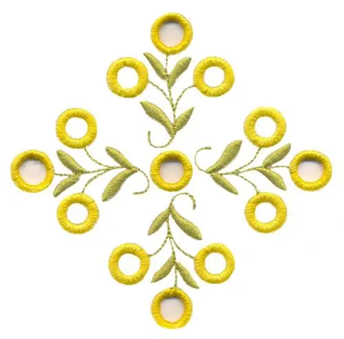 Bulk Order Cutwork Diamond Embroidery Design