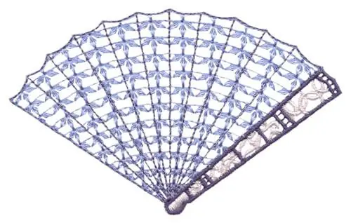 Bulk Order Open Fan Embroidery Design