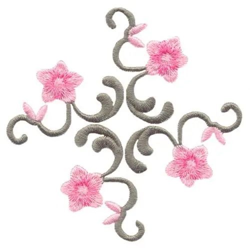 Limited Offer Four Hanging Flowers Embroidery Design