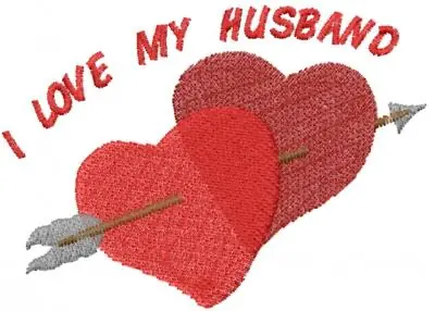 I LOVE MY HUSBAND Embroidery Design Don’t Miss Out