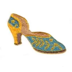 In Demand Ladys Shoe Embroidery Design