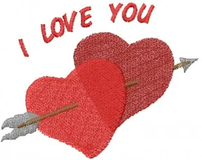 Certified I LOVE YOU Embroidery Design