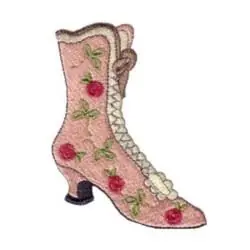 Victorian Rose Boot Embroidery Design Hot Picks