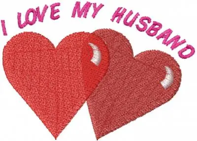 Last Chance I LOVE MY HUSBAND Embroidery Design