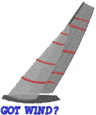 GOT WIND? Embroidery Design Luxury
