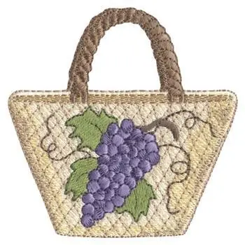New Release Grape Purse Embroidery Design