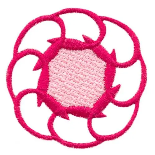 Scalloped Circle Embroidery Design While Supplies Last