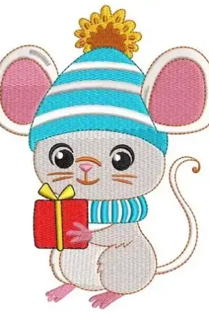Big Sale Mouse With Gift Embroidery Design