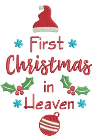 Christmas In Heaven Embroidery Design Special Discount