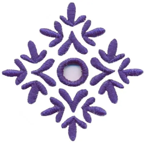 Latest Wheat Cutwork Center Embroidery Design