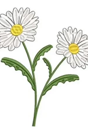 Daisies Embroidery Design Holiday Sale