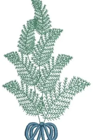 Air Fern Fronds Embroidery Design Final Sale