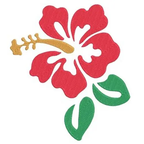 Hibiscus Embroidery Design Cheap