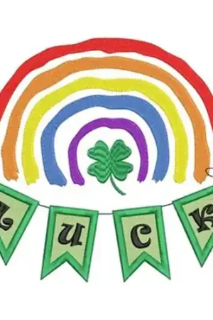 Trending Saint Patrick Luck. Embroidery Design