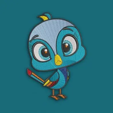 Buy Direct Cartoon Bird Embroidery Design