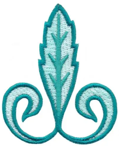 Brand New Wildflowers Leaf Embroidery Design