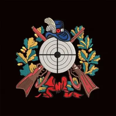 Shooting Target Embroidery Design Top Rated