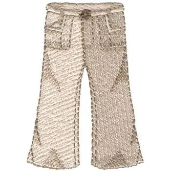 Pants Embroidery Design Fast Shipping