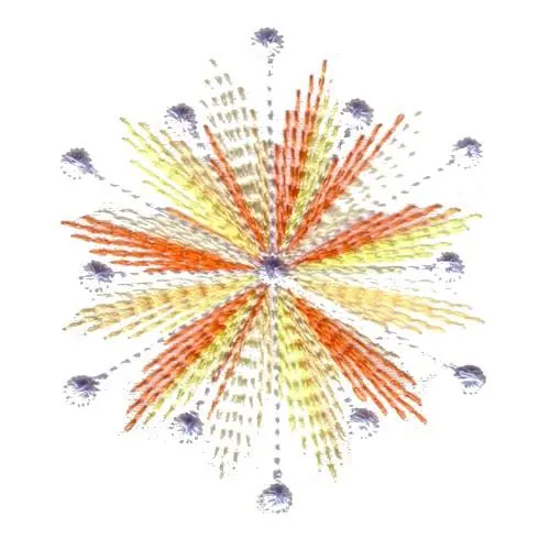 Feathery Snowflake Embroidery Design Trending