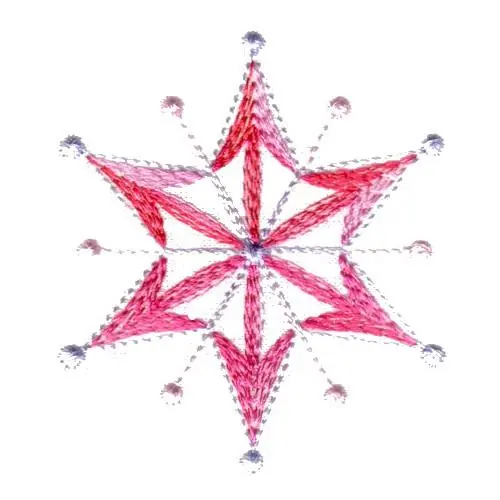 Must Have Snowflake Star Embroidery Design