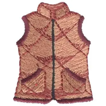 Quilted Vest Embroidery Design Clearance