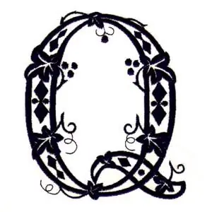 Order Now Victorian Vines Q Embroidery Design